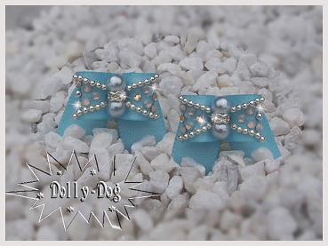 Top Knot Schleifenpaar mit Strass